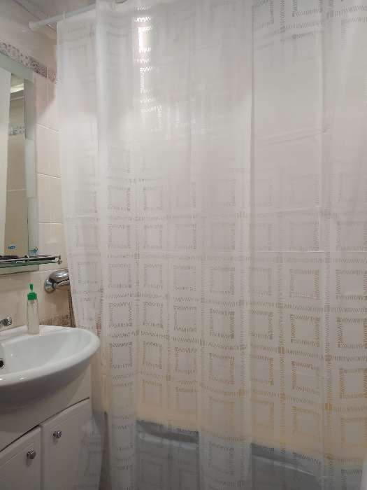 Фотография покупателя товара Штора для ванны Доляна «Квадро», 180×180 см, EVA - Фото 1