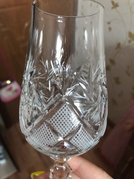 Фотография покупателя товара Набор бокалов хрустальных для шампанского «Мельница», 190 мл, 6 шт - Фото 4