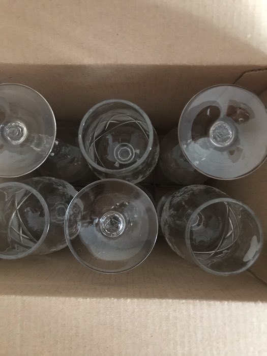 Фотография покупателя товара Набор бокалов хрустальных для шампанского «Мельница», 190 мл, 6 шт - Фото 6