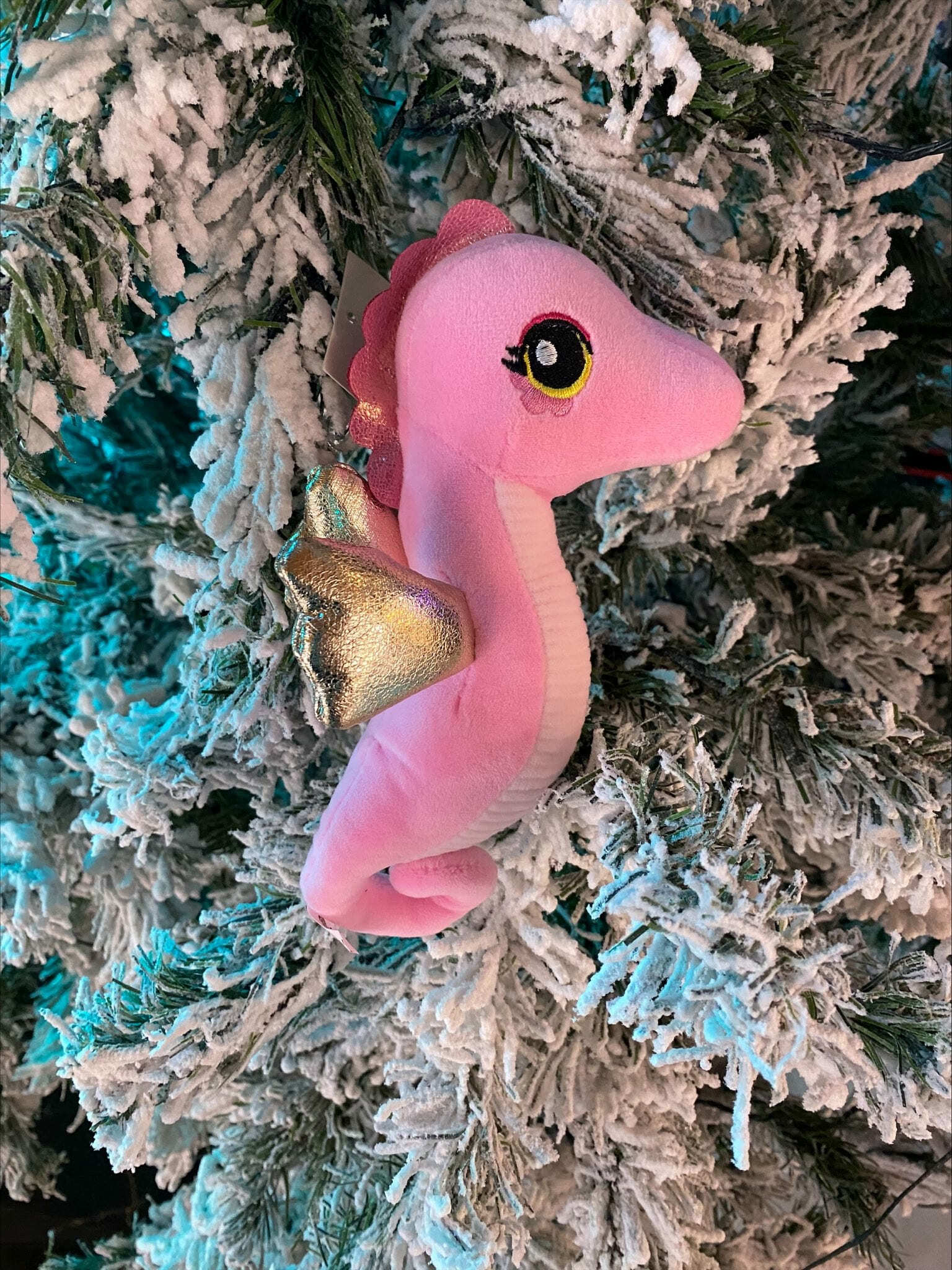 Фотография покупателя товара Мягкая игрушка «Морской конёк», цвет розовый - Фото 1