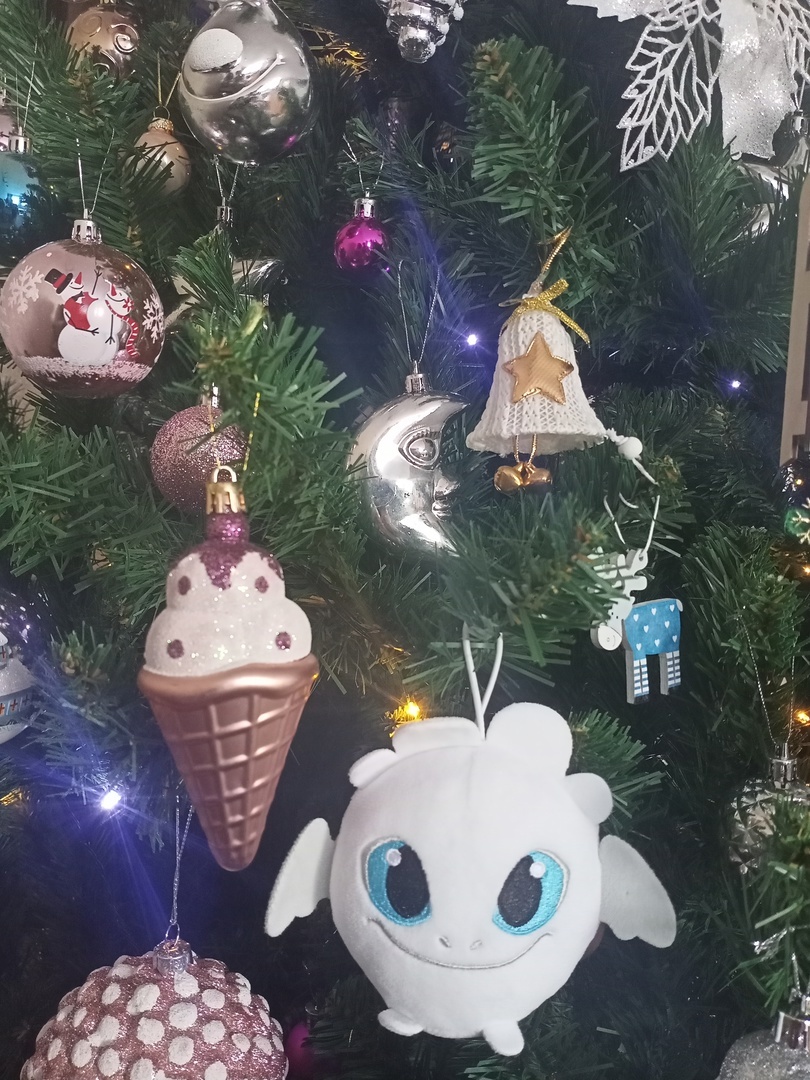 Фотография покупателя товара Ёлочные игрушки 4 шт. «Рожок мороженого» 4.5×10 см - Фото 10