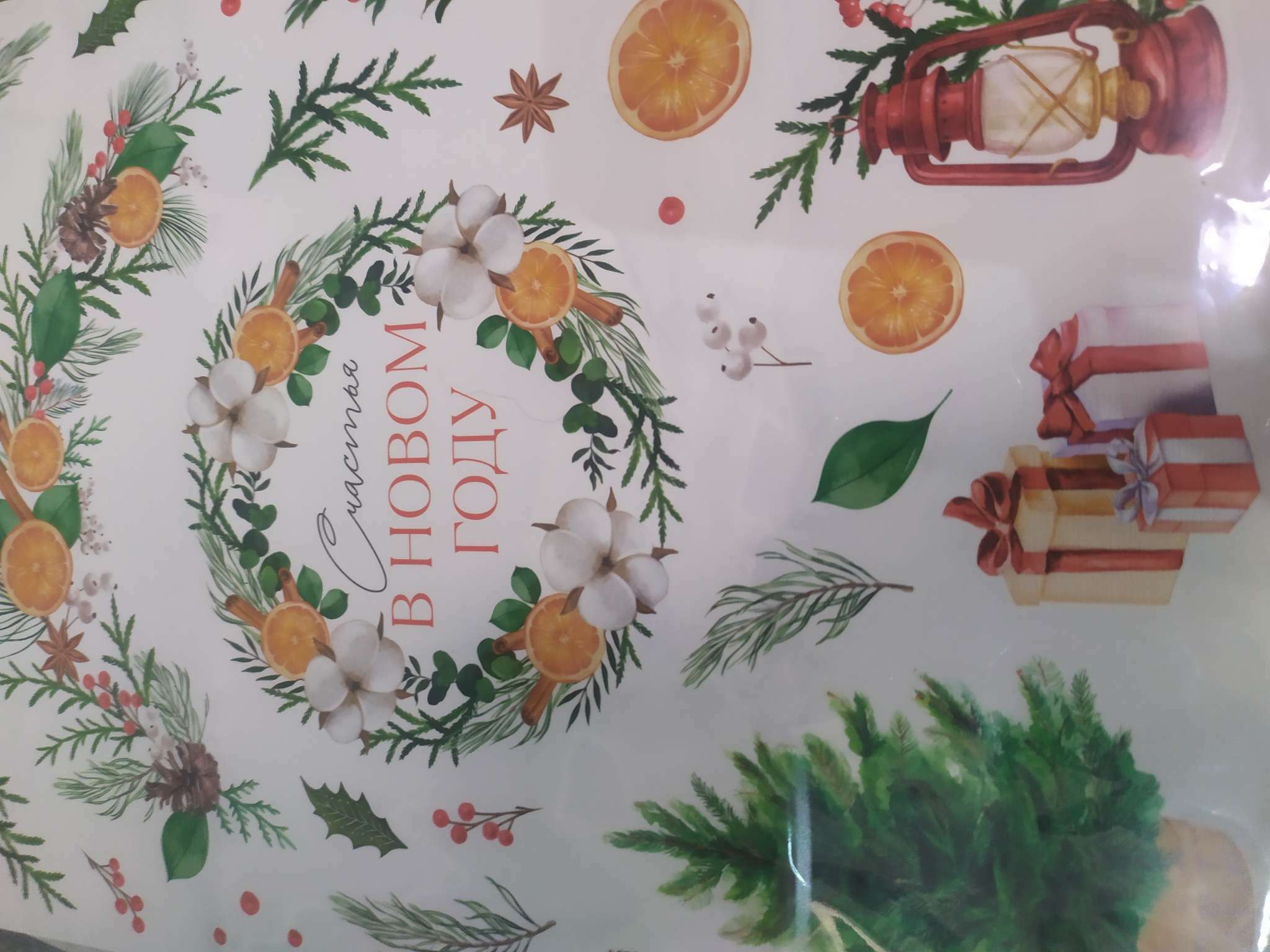 Фотография покупателя товара Наклейки новогодние, интерьерные «Снеговички», 29.5×42 см - Фото 2