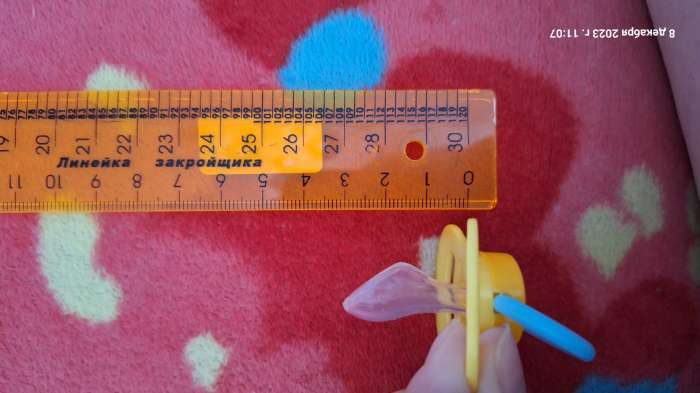 Фотография покупателя товара Соска - пустышка силиконовая ортодонтическая «ТРЕНД Пингвин», от 3 мес., цвет голубой - Фото 3