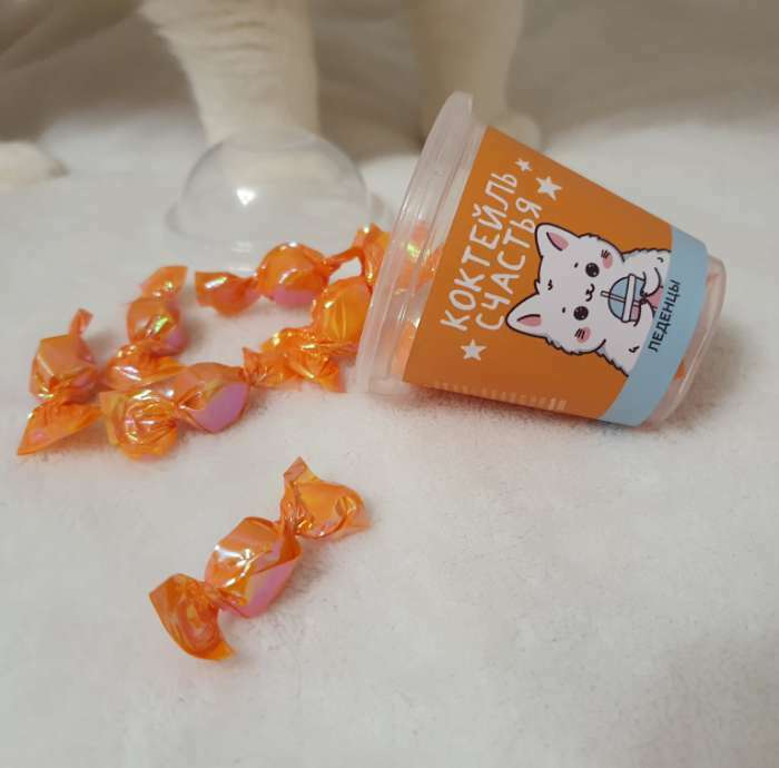 Фотография покупателя товара УЦЕНКА Леденцы в банке- стакан "Коктейль счастья", 25 г - Фото 1