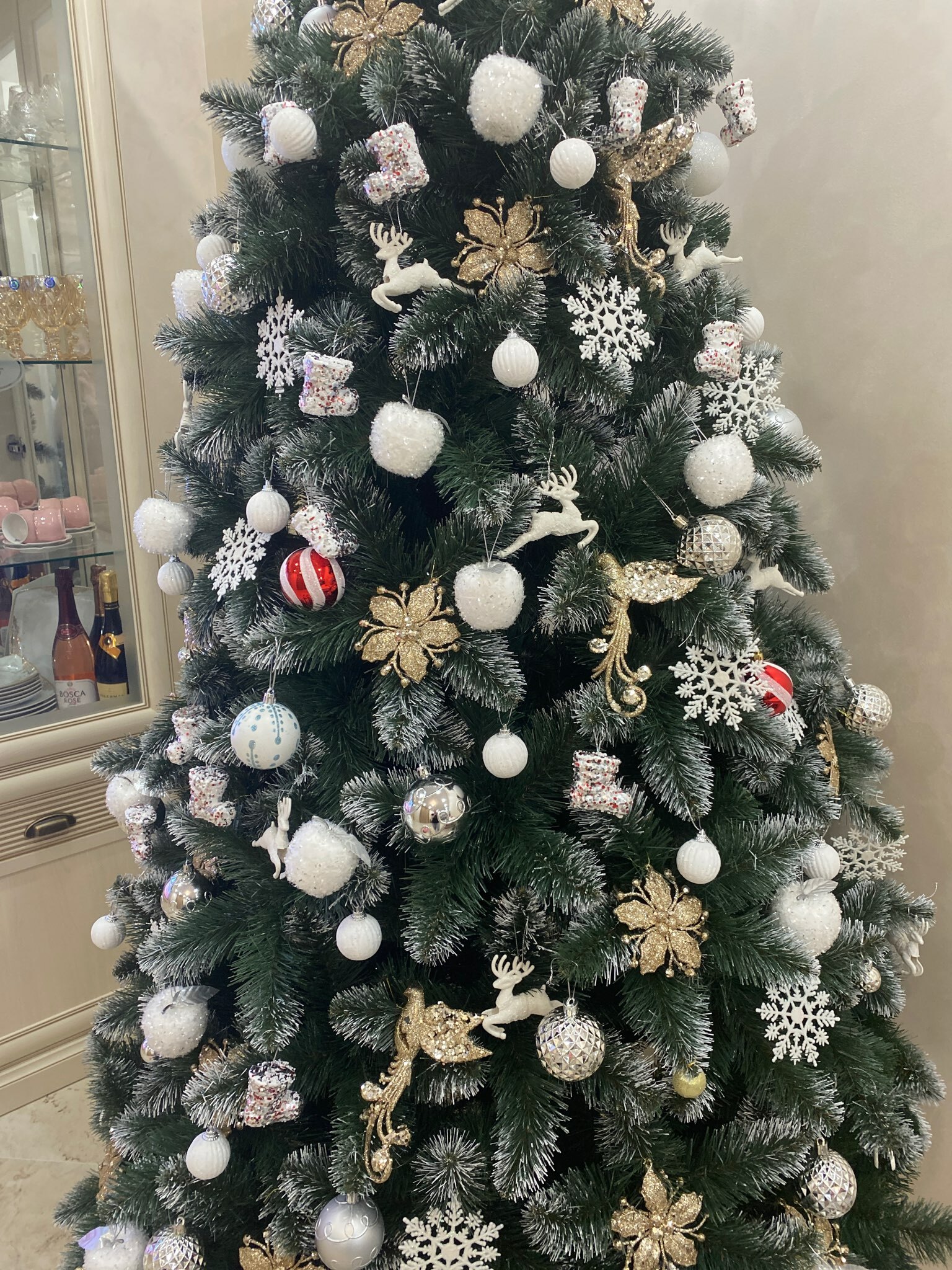 Фотография покупателя товара Ёлочные игрушки 3 шт. «Зимнее волшебство. Сияющая глазурь» пластик, 9.5×9.5 см, золото - Фото 9