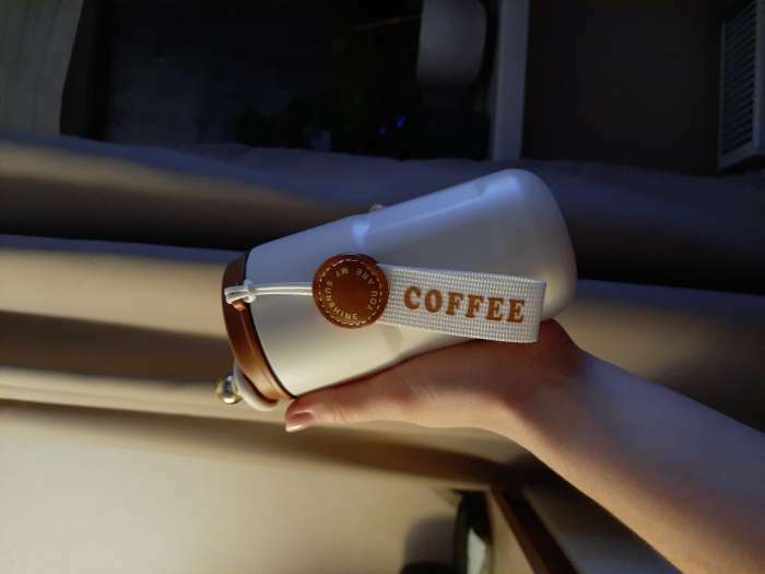 Фотография покупателя товара Термокружка Coffee, 450 мл, сохраняет тепло до 6 ч, термометр - Фото 2