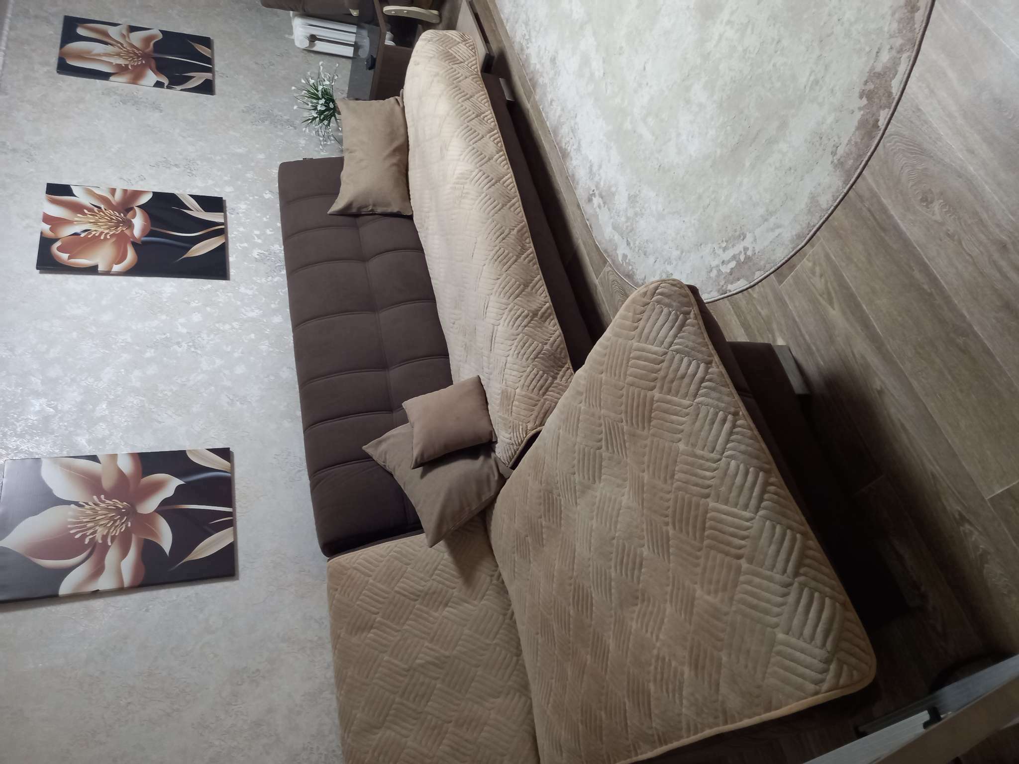 Фотография покупателя товара Угловой модульный диван «Хьюстон 2», механизм книжка, велюр, цвет галакси лайт 026 - Фото 1
