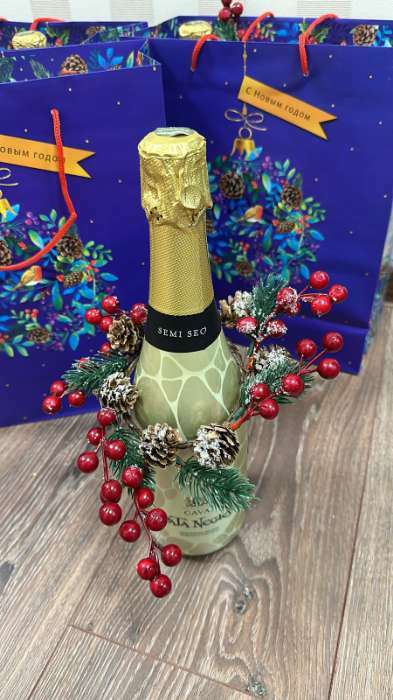 Фотография покупателя товара Новогоднее украшение на бутылку «Удача», на новый год - Фото 8