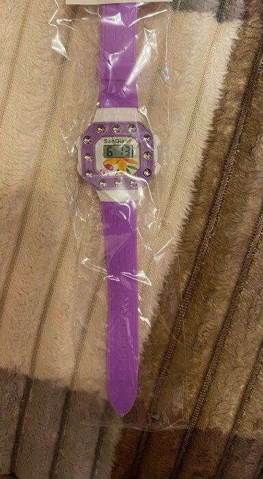 Фотография покупателя товара Часы наручные электронные детские, длина 20 см, микс - Фото 3