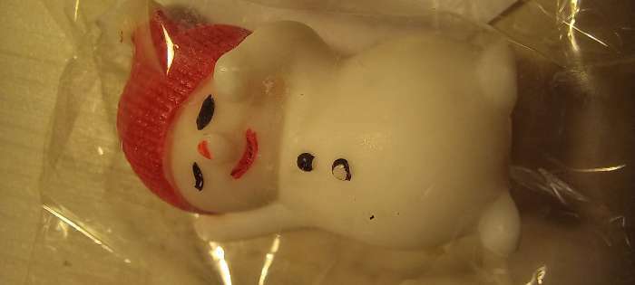 Фотография покупателя товара Фигурное мыло "Снеговик красная шапка" белый, 2х2х4см - Фото 6