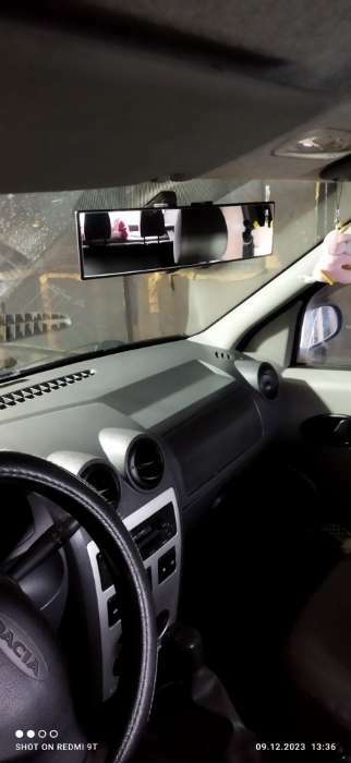 Фотография покупателя товара Зеркало внутрисалонное AVS PV-112, панорамное, 300×65 мм - Фото 1