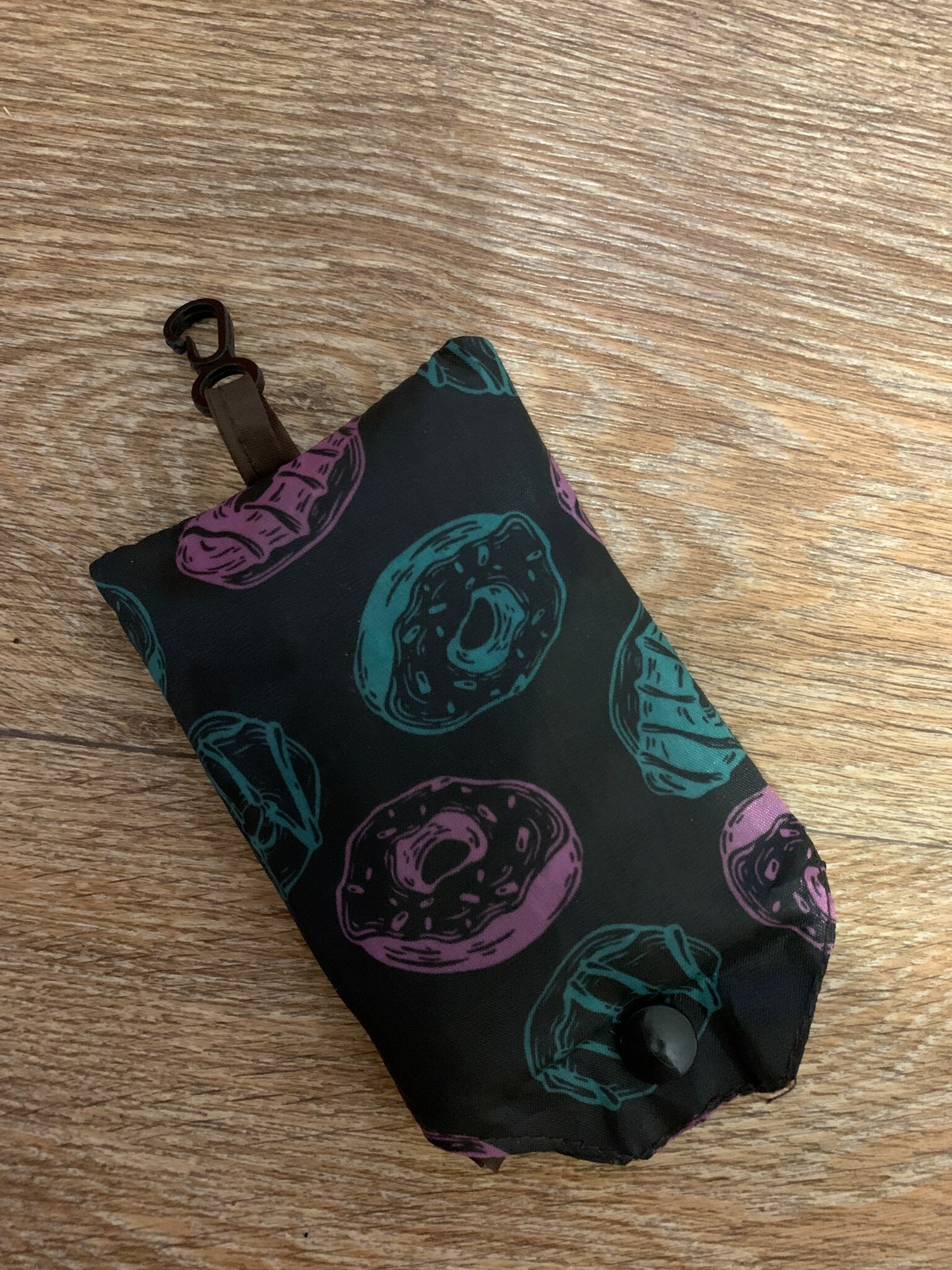 Фотография покупателя товара Сумка хозяйственная без застежки, складная, цвет серый/разноцветный - Фото 3