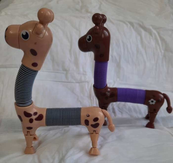 Фотография покупателя товара Игрушка антистресс Pop Tubes «Жираф», МИКС - Фото 2