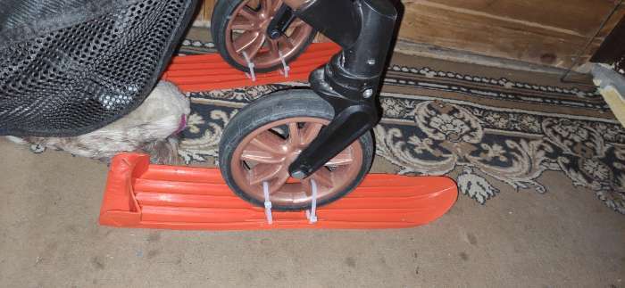 Фотография покупателя товара Мини-лыжи большие, цвет МИКС - Фото 2