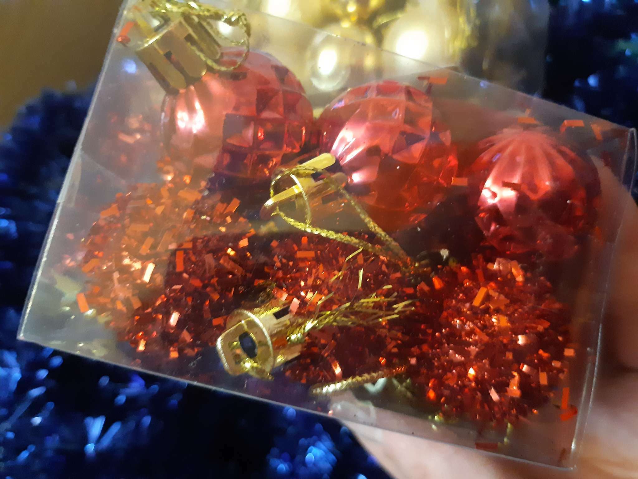 Фотография покупателя товара Ёлочные игрушки «Аррива», шары новогодние, d=2.5 см, набор 12 шт., красный - Фото 9