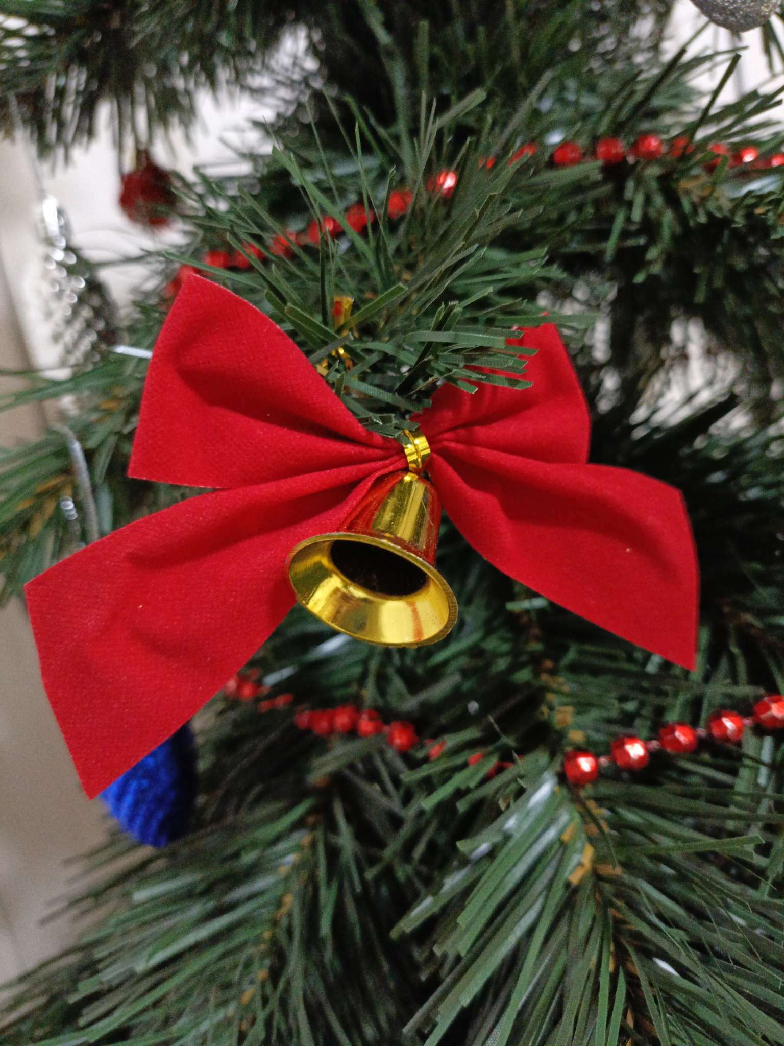 Фотография покупателя товара Ёлочные игрушки 6 шт. «Зимнее волшебство. Бантик с колокольчиком» пластик, 10 см, красны - Фото 8