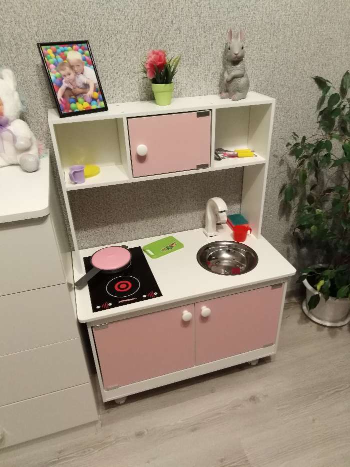 Фотография покупателя товара Игровая мебель «Кухонный гарнитур SITSTEP», цвет розовый