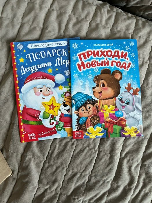 Фотография покупателя товара Стихи для малышей «Новогодняя сказка», 12 стр. - Фото 15