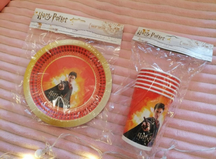 Фотография покупателя товара Стакан бумажный «Гарри Поттер», набор 6 шт., 250 мл - Фото 1
