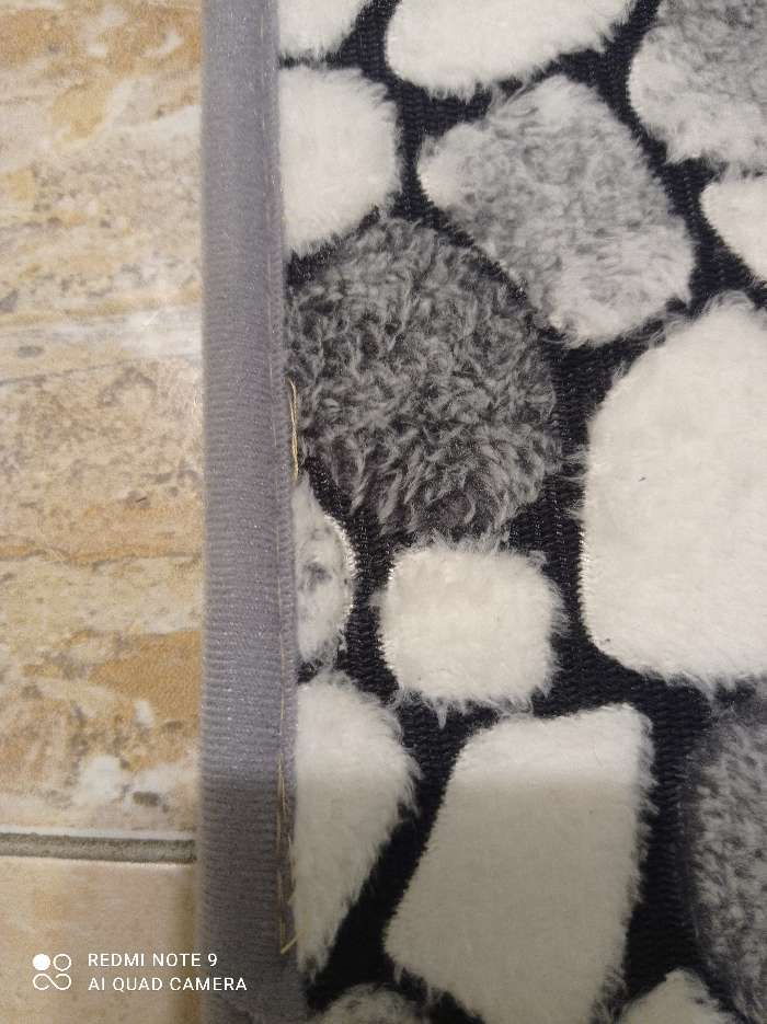 Фотография покупателя товара Набор ковриков для ванной и туалета Доляна «Галька», 2 шт, 40×49 см, 50×80 см - Фото 10