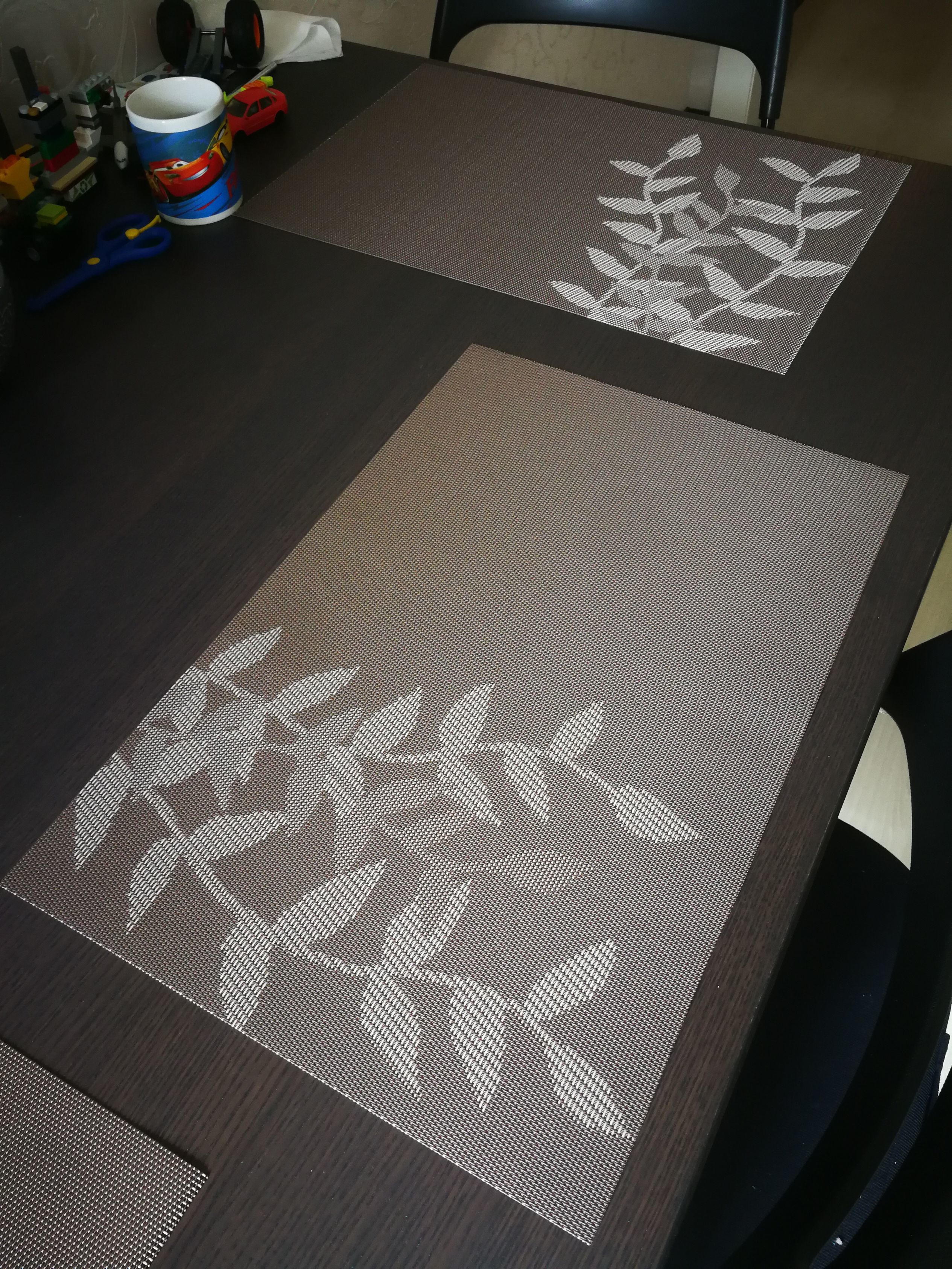Фотография покупателя товара Салфетка сервировочная на стол «Росток», 45×30 см, цвет серый - Фото 2