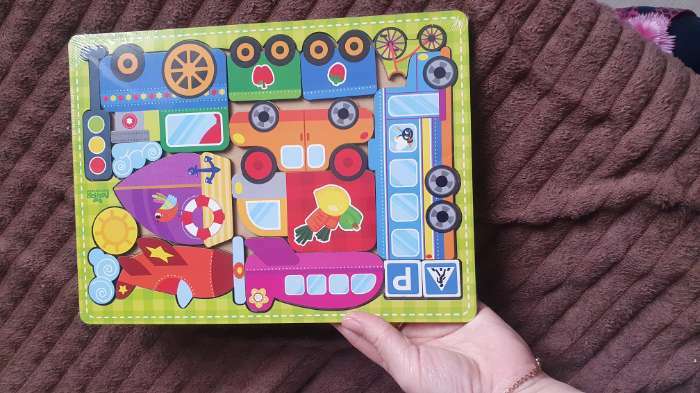 Фотография покупателя товара Рамка - вкладыш «Животные Евразии», 35 деталей, 20×27 см - Фото 1