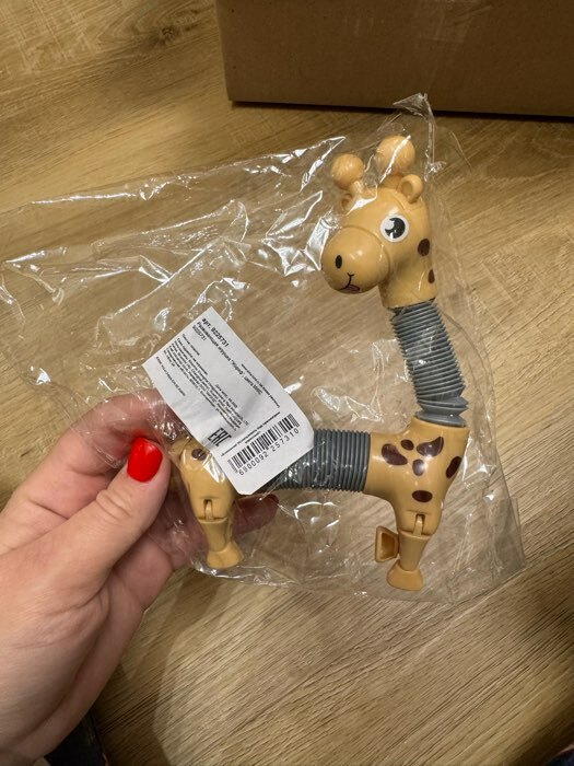 Фотография покупателя товара Игрушка антистресс Pop Tubes «Жираф», МИКС - Фото 1