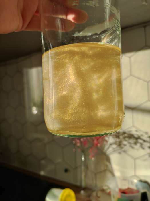 Фотография покупателя товара Глиттер кандурин пищевой КондиМир "Золото", фракция 20-120 µm, 5 г - Фото 5