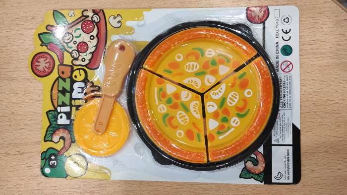 Фотография покупателя товара Игровой набор продуктов на липучке «Пицца Маргарита» - Фото 1