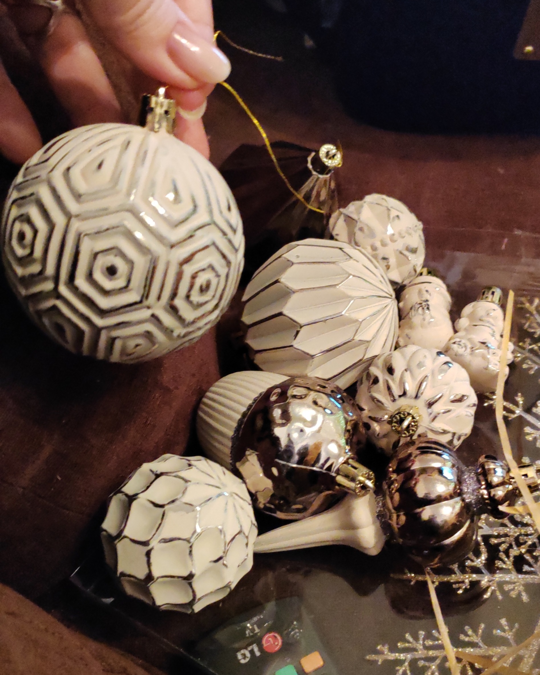 Фотография покупателя товара Ёлочные игрушки «Киссин», шары новогодние, набор 11 шт., сиреневый - Фото 7