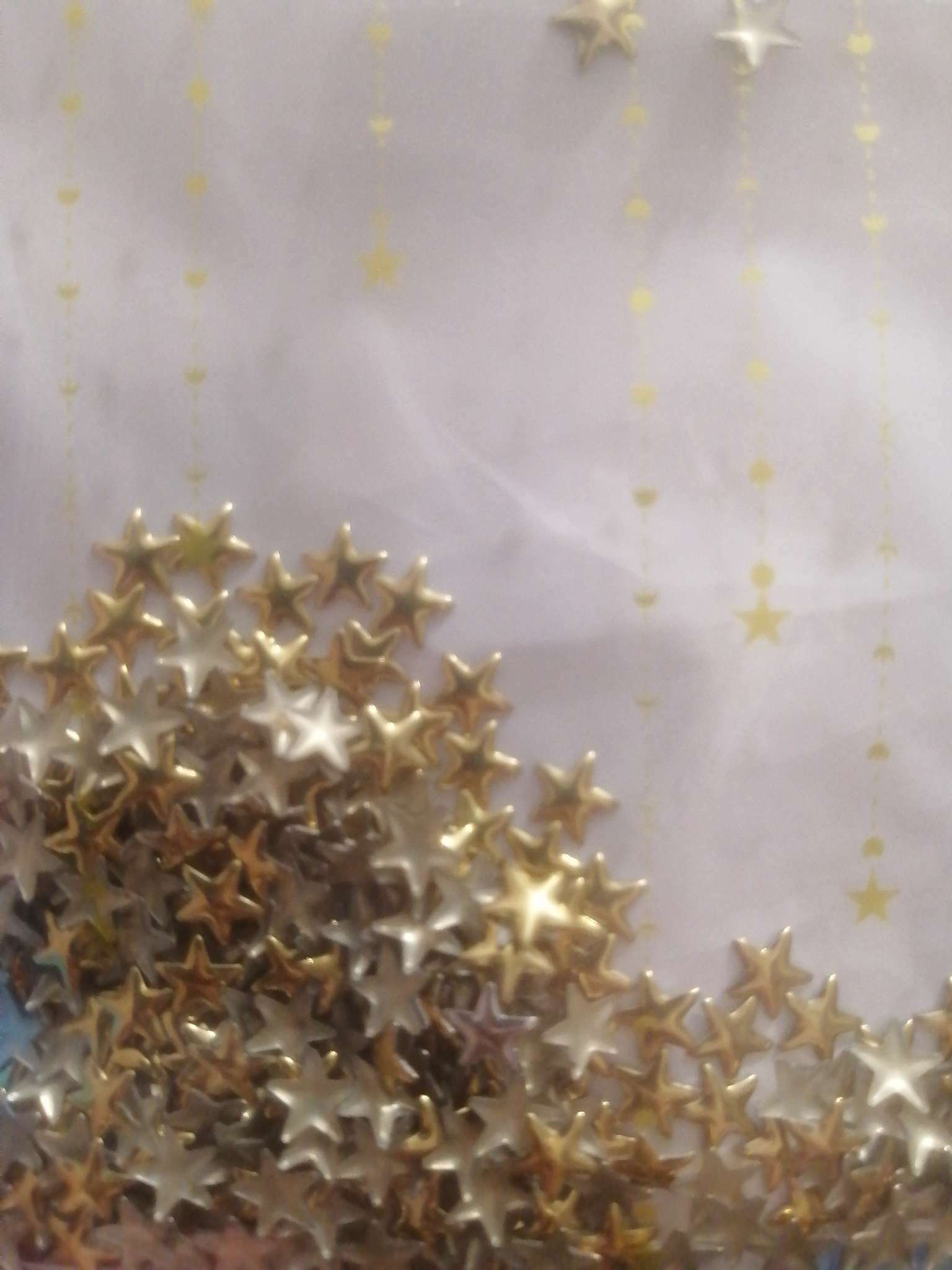 Фотография покупателя товара Декор для творчества металл "Звёзды" золото набор 300 шт 0,6х0,6 см
