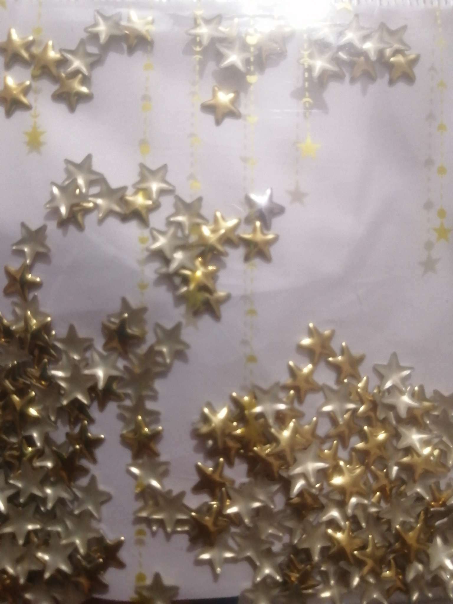 Фотография покупателя товара Декор для творчества металл "Звёзды" золото набор 300 шт 0,6х0,6 см
