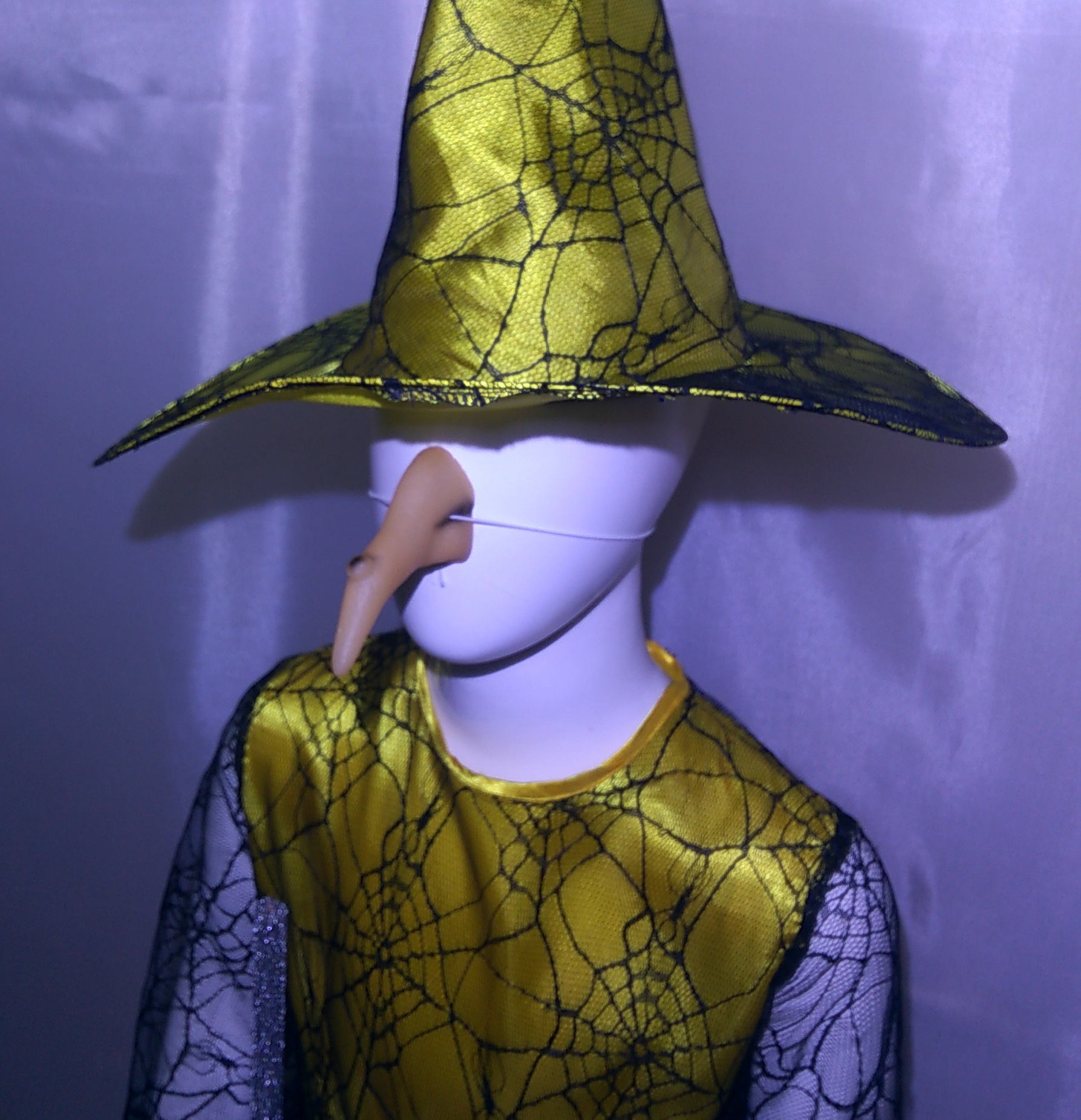 Фотография покупателя товара Прикол «Нос ведьмы с бородавкой», тёмный, на блистере - Фото 3