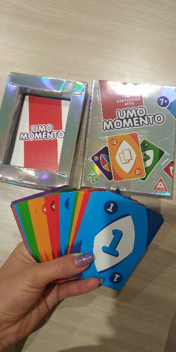 Фотография покупателя товара Настольная игра на реакцию и внимание «UMO momento. Kids», 70 карт, 4+ - Фото 9