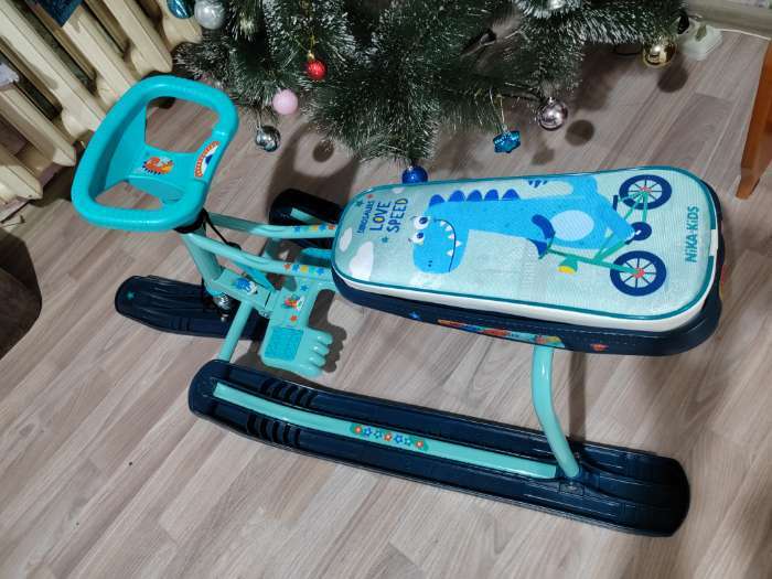 Фотография покупателя товара Снегокат «Тимка спорт 1+ » Гонки, ТС1+/Г Nika - Фото 1