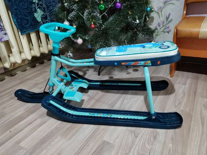 Фотография покупателя товара Снегокат «Тимка спорт 1+ » Гонки, ТС1+/Г Nika - Фото 2