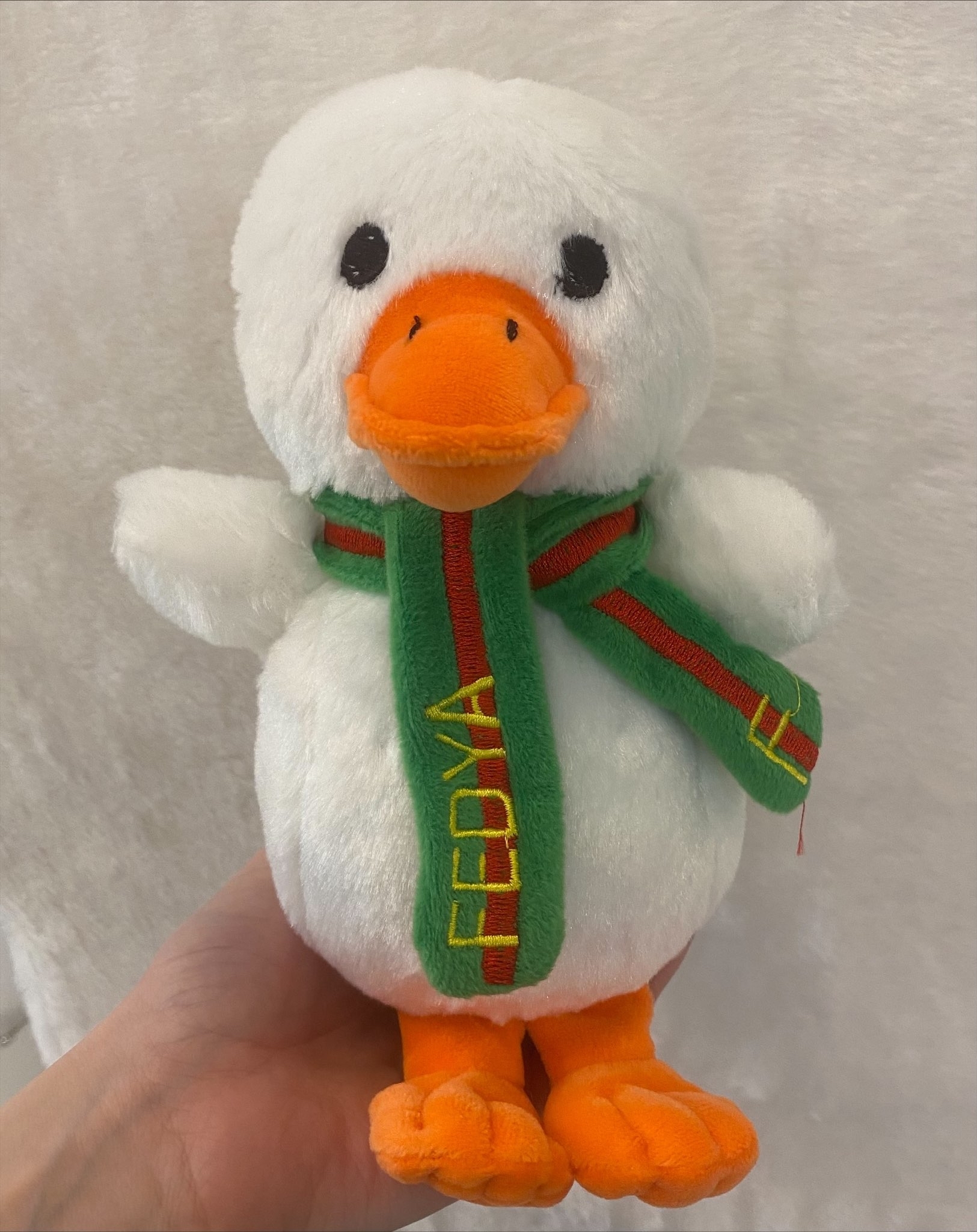 Фотография покупателя товара Мягкая игрушка «Гусь Fedya с шарфом» - Фото 1
