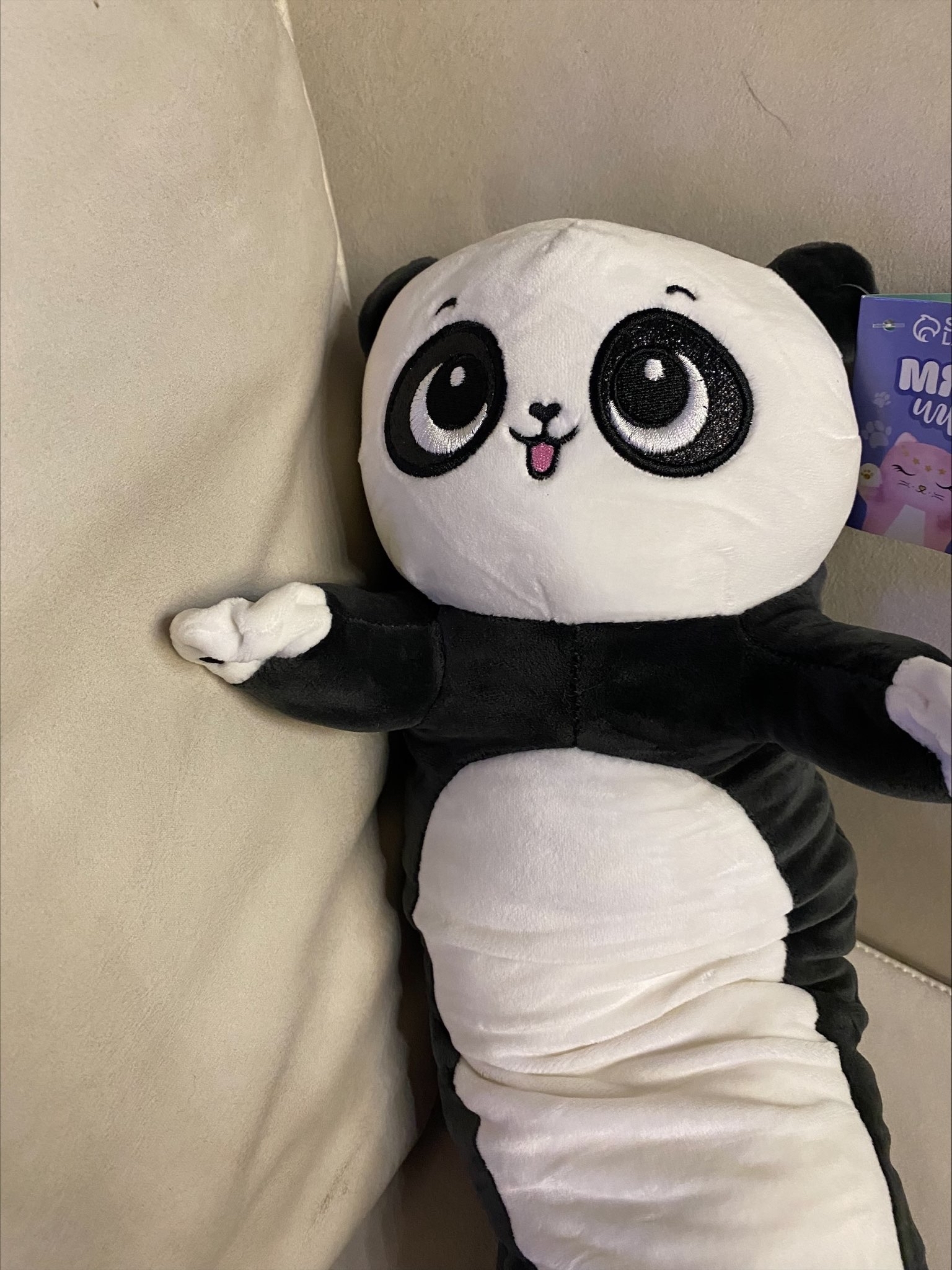 Фотография покупателя товара Мягкая игрушка-подголовник «Панда» - Фото 1