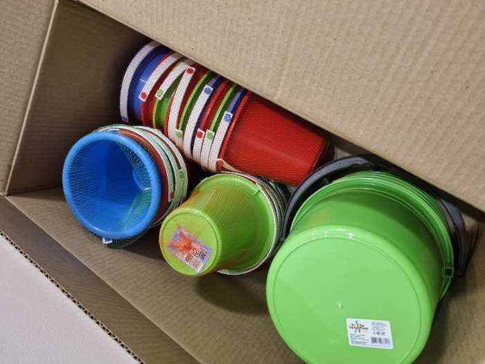 Фотография покупателя товара Ведро детское пластиковое для песочницы, 1.35 л, МИКС - Фото 4