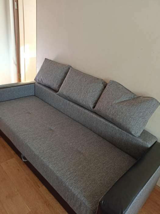 Фотография покупателя товара Диван «ЛИДЕР», 1400×1950 мм, обивка ASH/SUNNY BLACK - Фото 14