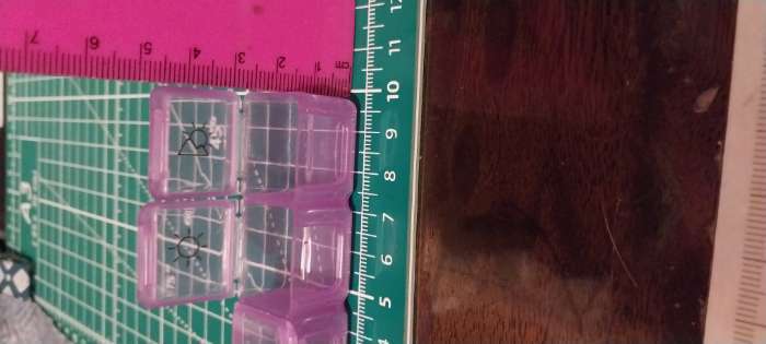 Фотография покупателя товара Таблетница, 9.7×2.7×1.7 см, 4 секции, МИКС - Фото 2