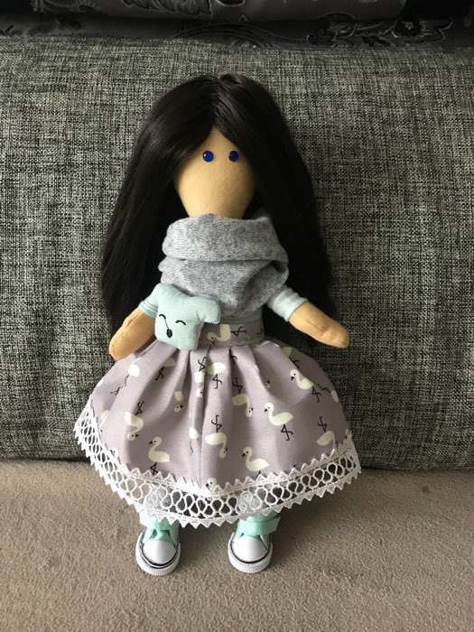 Фотография покупателя товара Набор для шитья. Интерьерная кукла «Лина», 21 см - Фото 4