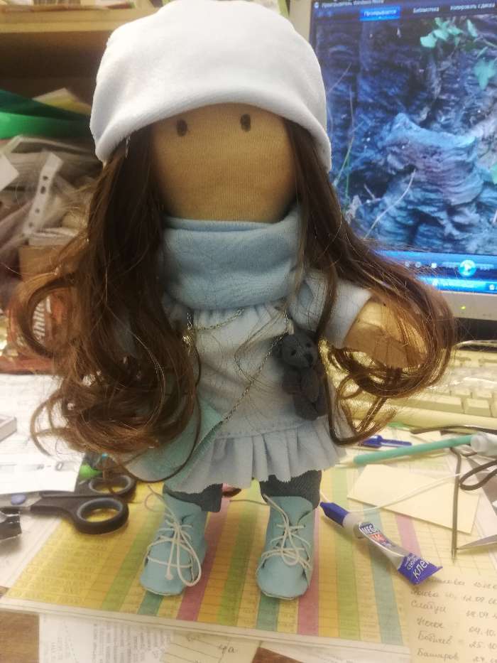 Фотография покупателя товара Набор для шитья. Интерьерная кукла «Кэтти», 30 см - Фото 1