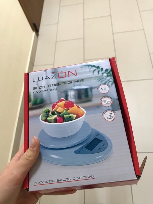 Фотография покупателя товара Весы кухонные Luazon LVK-501, электронные, до 5 кг, белые - Фото 33