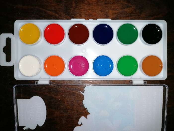 Фотография покупателя товара Акварель 12 цветов ErichKrause ArtBerry, в пластиковой коробке, с УФ-защитой, европодвес, без кисти, МИКС - Фото 15