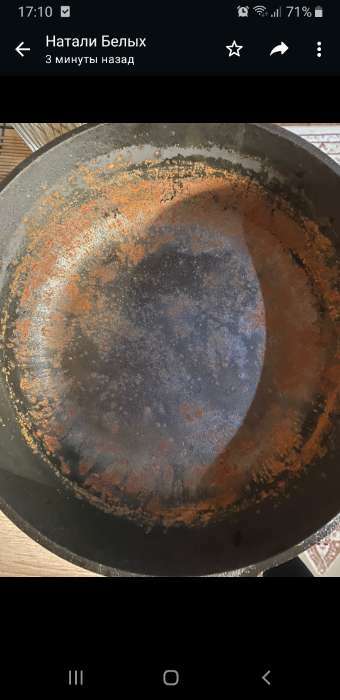 Фотография покупателя товара Сковорода литая чугунная Magma, d=28 см, h=8 см, с двумя ушками - Фото 6