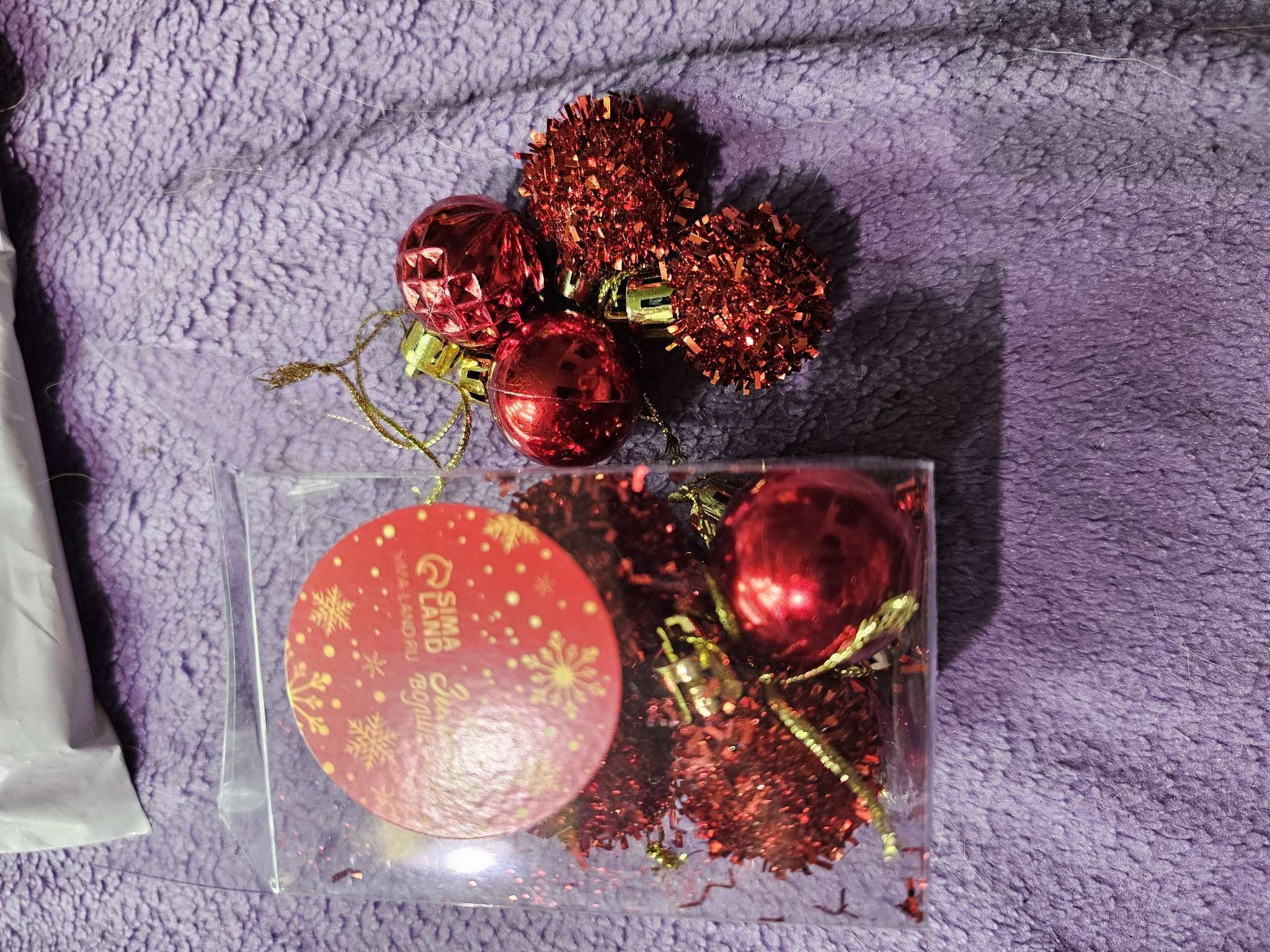 Фотография покупателя товара Набор шаров пластик d-2,5 см, 12 шт "Аррива" красный