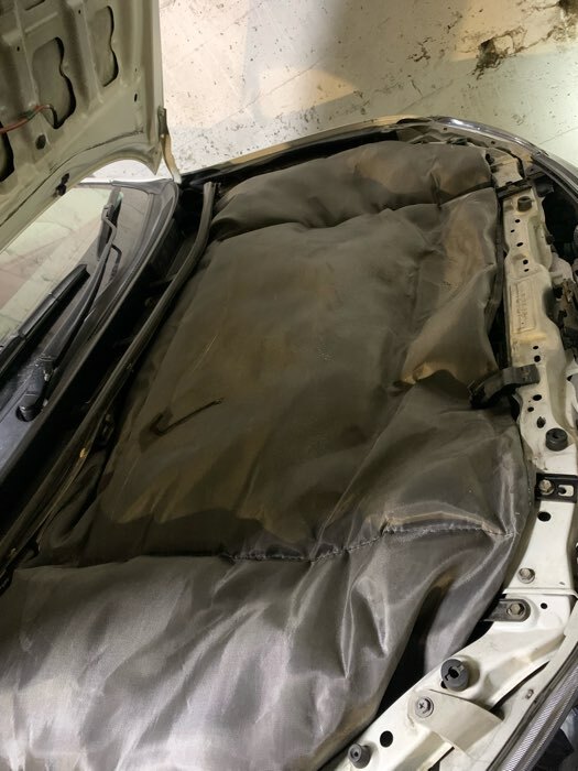 Фотография покупателя товара Автоодеяло для двигателя Cartage black, 130 х 80 см, плотное