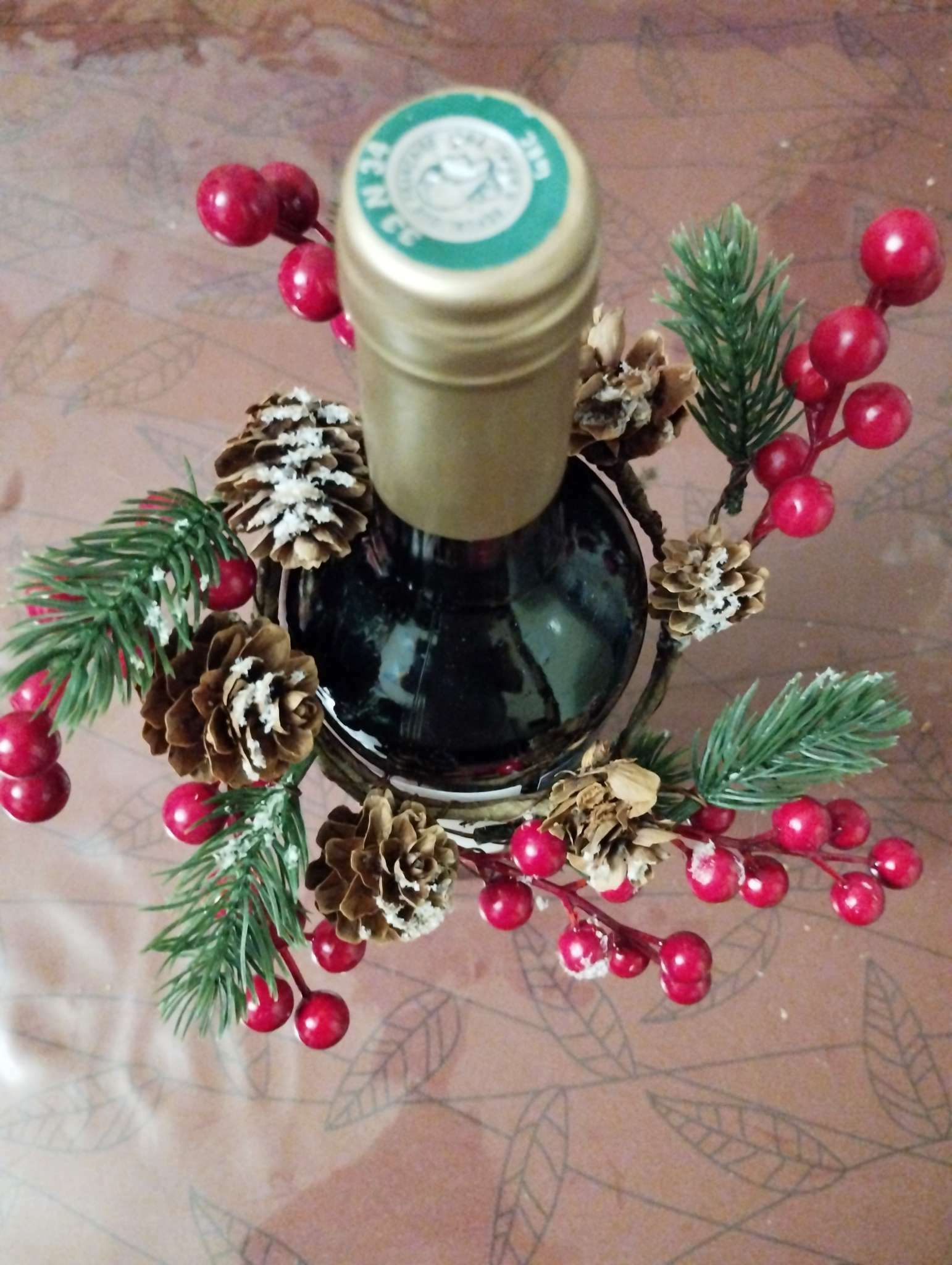 Фотография покупателя товара Новогоднее украшение на бутылку «Удача», на новый год - Фото 3