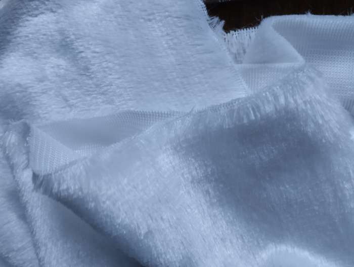 Фотография покупателя товара Лоскут для рукоделия, мех на трикотажной основе, 50 × 50 см, цвет белый - Фото 12